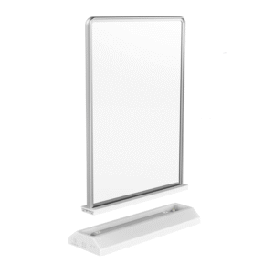 PANTALLA ILUMINADA A4 DE DOBLE CARA CON BATERÍA – VERSIÓN MAGNÉTICA (MODELO PLATEADO)
